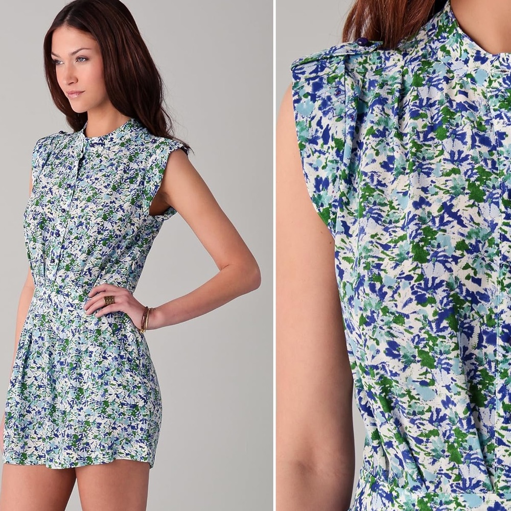 Shoshanna Elizabeth Floral Printed Romper.